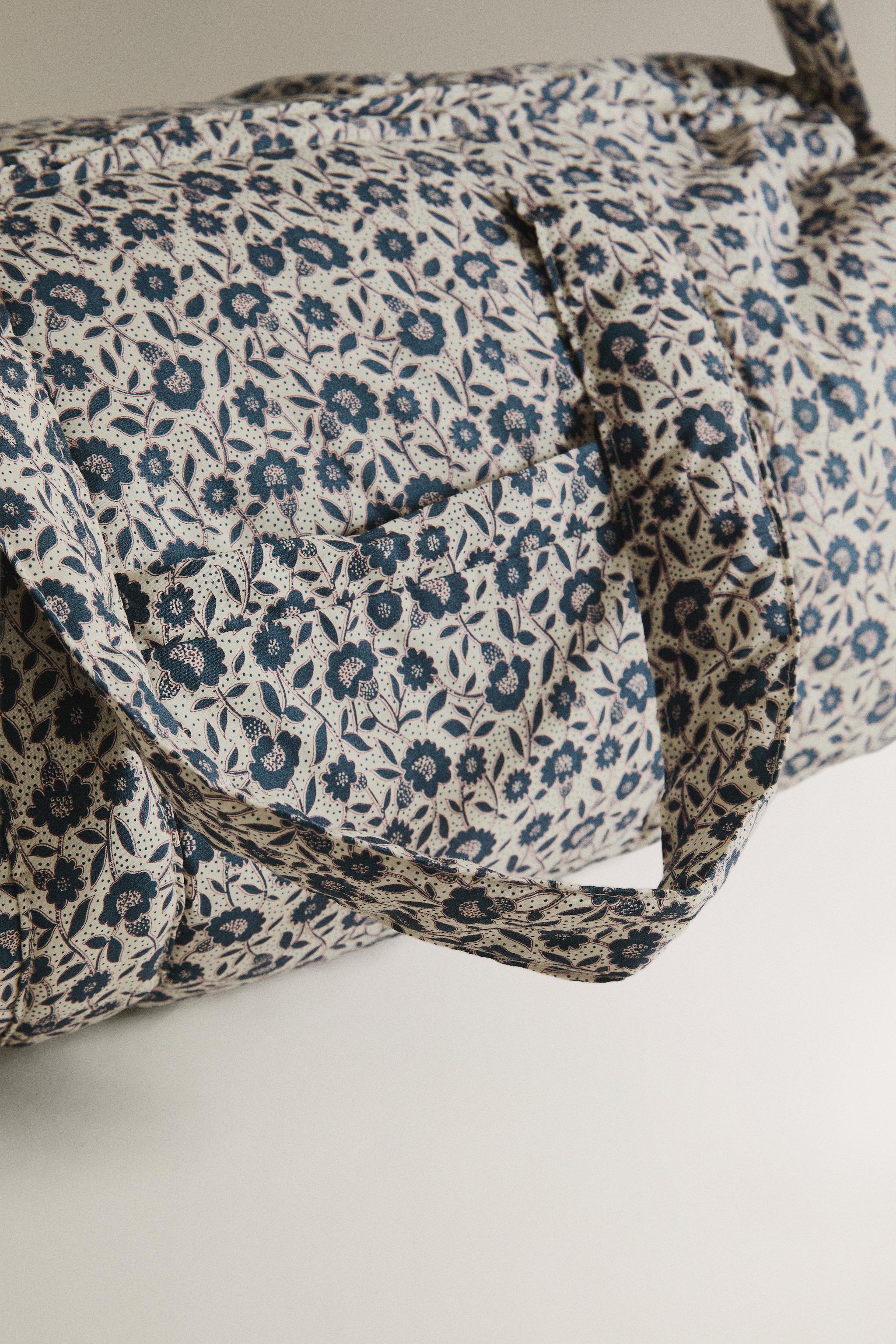 SAC MATERNITÉ COTON FLEURI